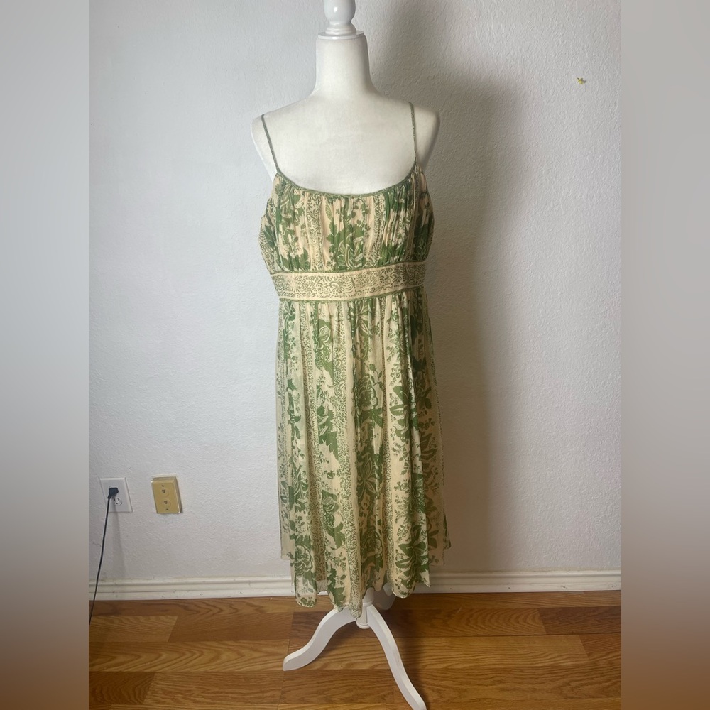 Vintage Jone New York 100% silk midi dress size XL